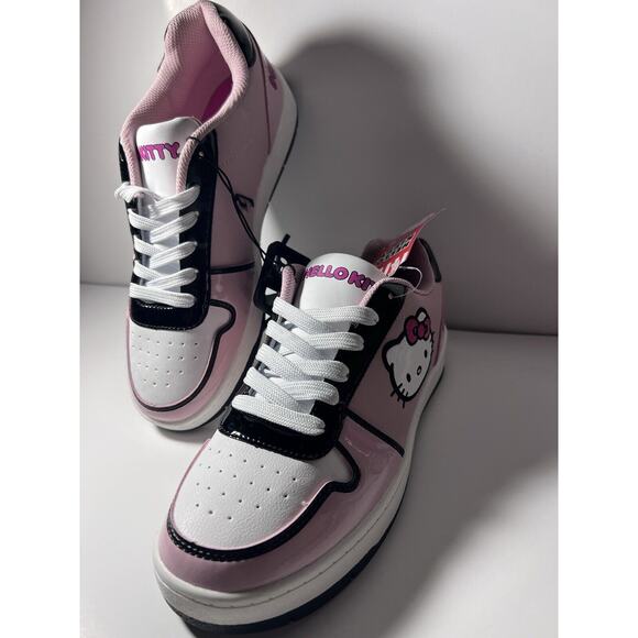 Hello Kitty by Sanrio Women's Pink Casual Court Sneakers NEW (Size 8) - Picture 9 of 16
